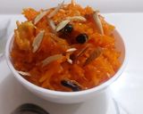 A picture of step 8 of Sweet Saffron Rice.