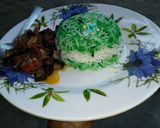 A picture of step 2 of Independence Rice and kidney sauce.