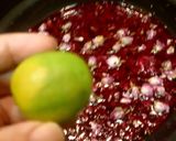 A picture of step 2 of Rose Sherbet Syrup.