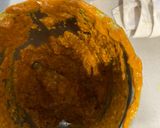 A picture of step 3 of Paneer lasooni.