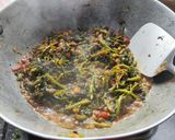 A picture of step 10 of Watercress and Soya Seeds ki Sabji.