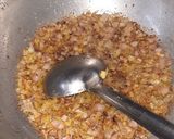 A picture of step 4 of Rajasthani gatte ki sabzi.
