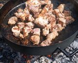 Foto del paso 1 de la receta: Goulash de cerdo al disco