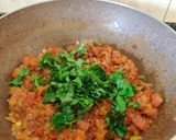 A picture of step 8 of Akuri (Parsi Scrambled Egg).
