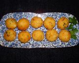 A picture of step 8 of Duchess Potatoes with Prosciutto and Mozzarella Cheese.