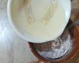 A picture of step 2 of Eggless Chocolate Mug Cake in Microwave.
