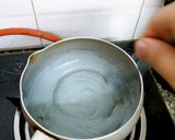 Hình bước làm 2 của món Bánh sữa phô mai 🧀 hoa đậu biếc