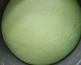 Foto langkah ke 2 dari resep Chigiri condens milk bread pandan.