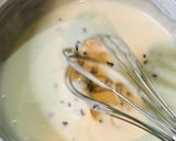A picture of step 3 of Eggless: Vanilla-Chocolate Chips Muffins.