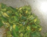 A picture of step 4 of Achari paneer.