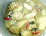 รูปขั้นตอนการทำที่ 7 ของ แกงเขียวหวานลูกชิ้นไก่ยัดใส้ไข่นกกระทา
