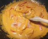 A picture of step 2 of Fluffy's panang curry.
