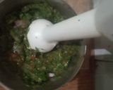 A picture of step 2 of Mint and coriander chutney.