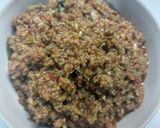 A picture of step 4 of Mutton mince onion.