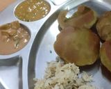 A picture of step 7 of Palak peas puri, chana dal,panner.