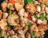 Foto langkah ke 2 dari resep Tumis jamur enoki dan tofu.