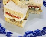 Foto del passaggio 6 della ricetta Tramezzini piccanti con salame e carciofi