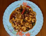 Foto langkah ke 12 dari resep Udang Oseng Mentega.