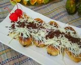 Foto langkah ke 3 dari resep Pisang Bakar Teflon (coklat keju).