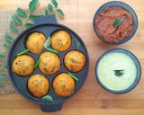 A picture of step 7 of Mixed Vegetables Masala Appam.