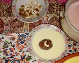 A picture of step 12 of Gulab jamun with Rabri rose flavour and in butter scotch, vanilla, rajbhog flavour.