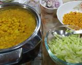 A picture of step 5 of Jhatpat matar chaat.