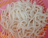 Hình bước làm 5 của món Udon Karei (Mì udon cà ri)