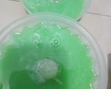 Foto langkah ke 7 dari resep Puding Buah Kaca Melon Serut.