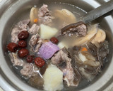 黑木耳山藥蓮藕排骨湯（大同電鍋料理）的食譜步驟4照片