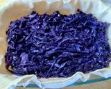 Foto del passaggio 3 della ricetta Torta salata di sfoglia con cavolo viola e pleurotus