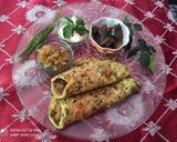 A picture of step 8 of Moringa Palak Thepla.
