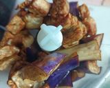 Gambar langkah 2 resipi Bergedil Terung Dan Tempe.