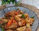 Gambar langkah 4 resipi Tauhu Tempe Terung Berlado.