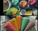 Foto langkah ke 5 dari resep Lidah Kucing Rainbow (Tanpa Cetakan).