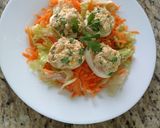 Foto del paso 4 de la receta: Huevos rellenos de atún