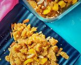 A picture of step 3 of Mango Halwa.
