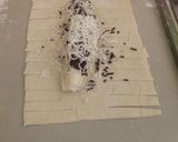 Foto langkah ke 3 dari resep Strudel Pisang Coklat Keju.