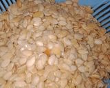 A picture of step 3 of Breakfast panjeeri vs halwa.