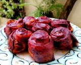 รูปขั้นตอนการทำที่ 8 ของ กุหลาบไก่เบคอนรมควัน