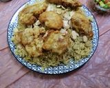 صورة لخطوة 1 من وصفة دجاج مقلي مع ارزمبهر