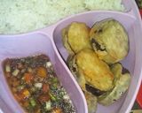 Foto langkah ke 6 dari resep Terong Crispy siram saus.