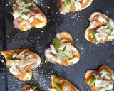 A picture of step 8 of Mini Pizza Hearts.