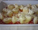 Foto del paso 3 de la receta: Mezzi paccheri rellenos de rape y rodaballo con verduras