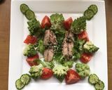 A picture of step 7 of California Farm Romanesco Florets and Sardine Salad.