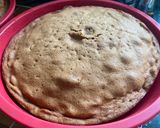 A picture of step 2 of Tommy's Hokey Pokey Cake.