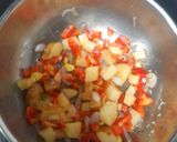 A picture of step 2 of Vegan Corn Chowder.