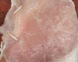 Foto del paso 1 de la receta Cachopo de cerdo con champiñones