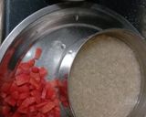 A picture of step 1 of Vegetable biryani.