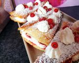Une image de l'étape 5 de Feuilletés triangles gourmands chantilly framboises 😋#janvier.
