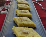 A picture of step 6 of Leftover Rice Barfi.